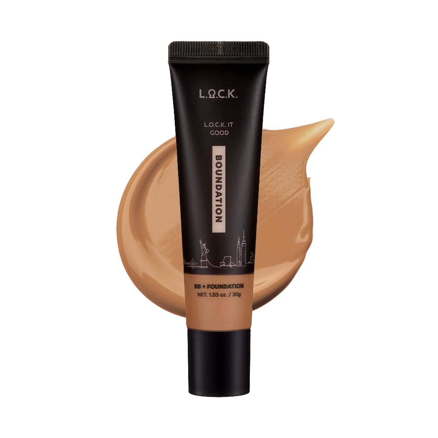 L.O.C.K. Color L.o.c.k. it Good Boundation, B.B Cream + Foundation, Medium Coverage, 12 Shades, Net. 1.05 fl.oz. / 30g, (09 Coffee - (Boundation = BB + Foundation))