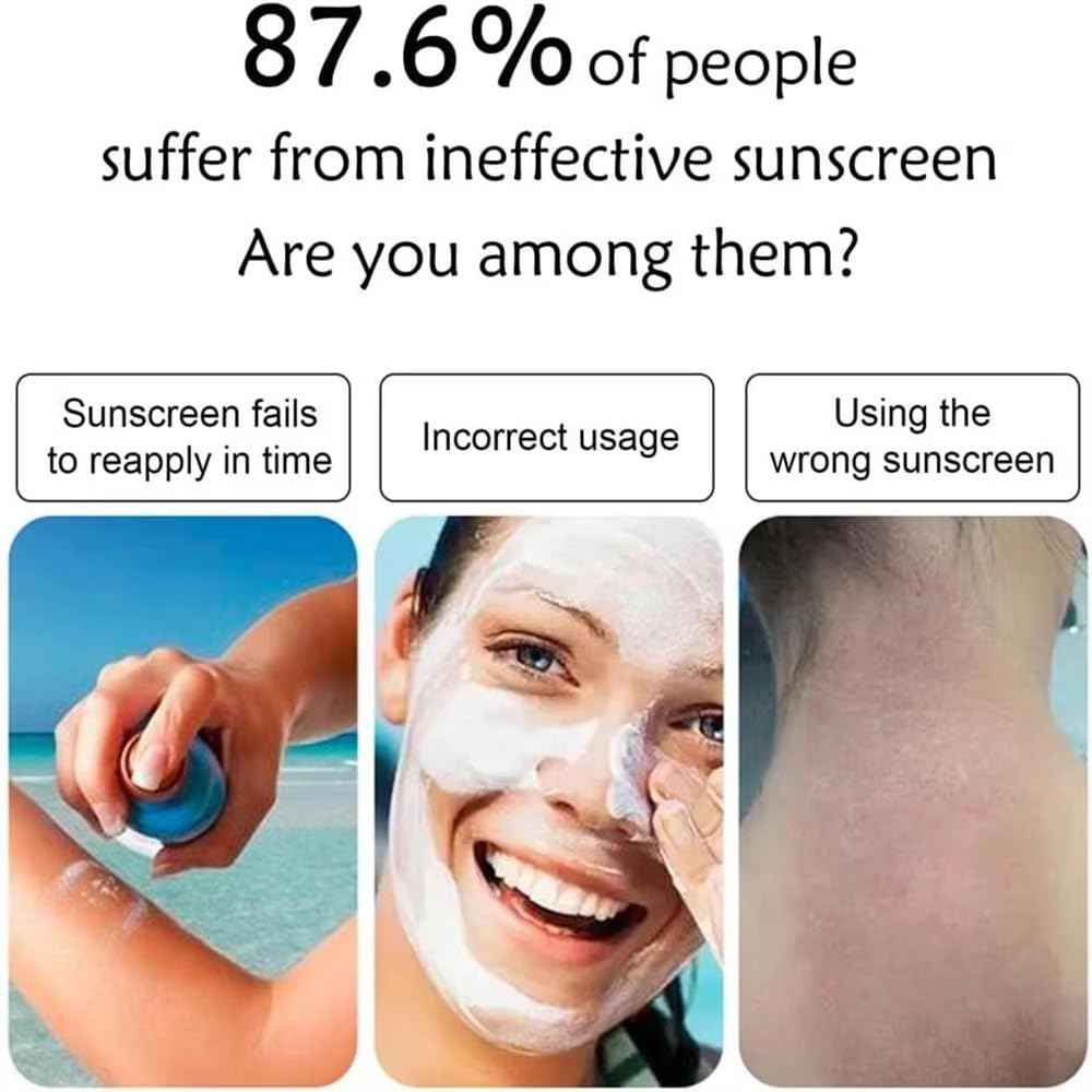 Soufyuane Portable led Mirror Beauty Mirror with Smart UV Sunscreen Tester, 360° Adjustable UV Camera for Skin Protection Detection Long - Standby Ideal for Sun Skin Care Travel Make up Mirror