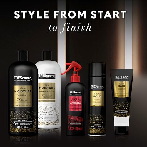 TRESemm? Styling Spray Pack of 6 Protecting Heat for Taming Frizz & Reducing Breakage, with Protection up to 450¡Æ, 8 Fl Oz