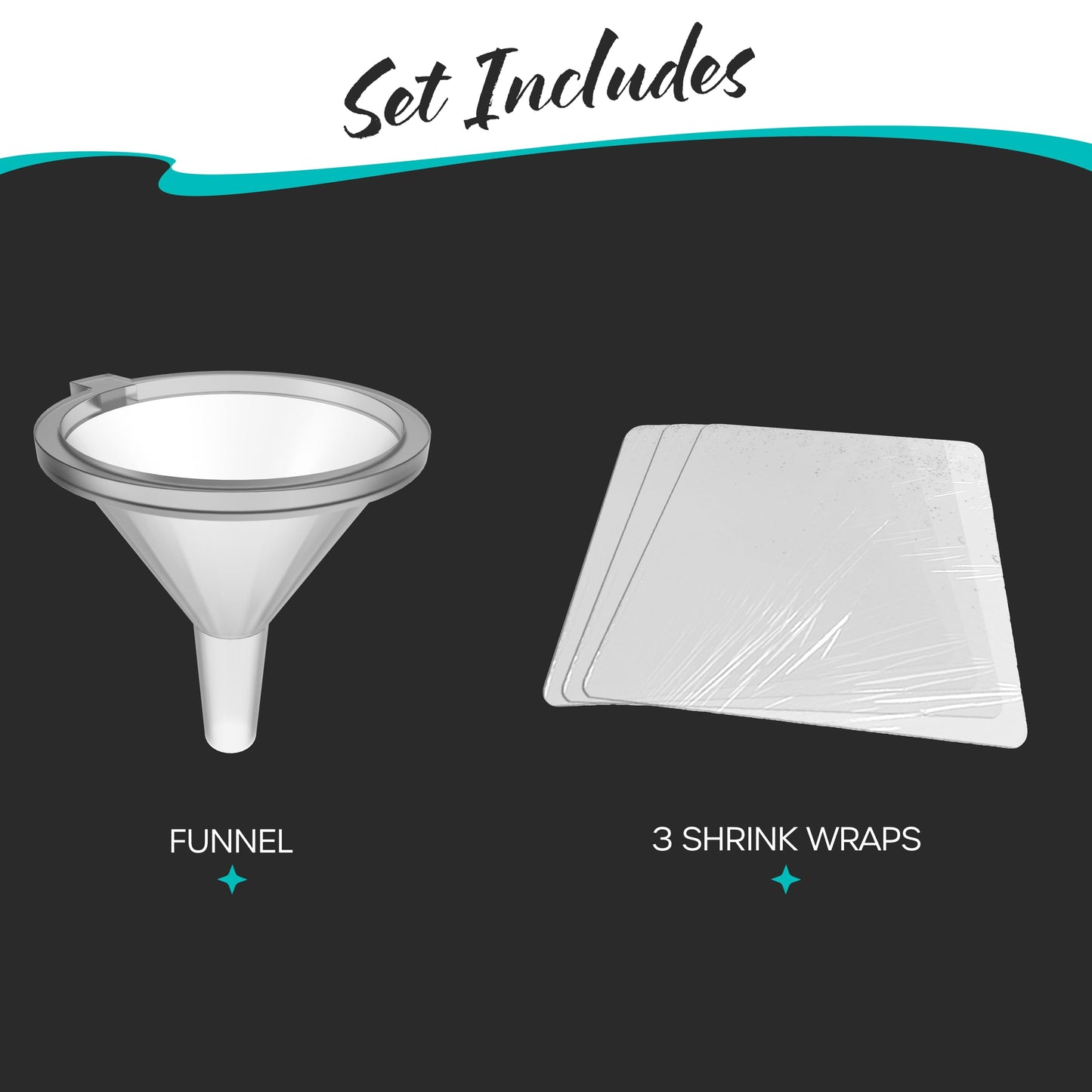 Nevlers 3 Pack Amber Dropper Bottle 4oz Set | Amber Tincture Bottles with Dropper, Shrink Wraps and Funnel | Leakproof Small Oil Bottles for Hair or Eye Dropper Bottle