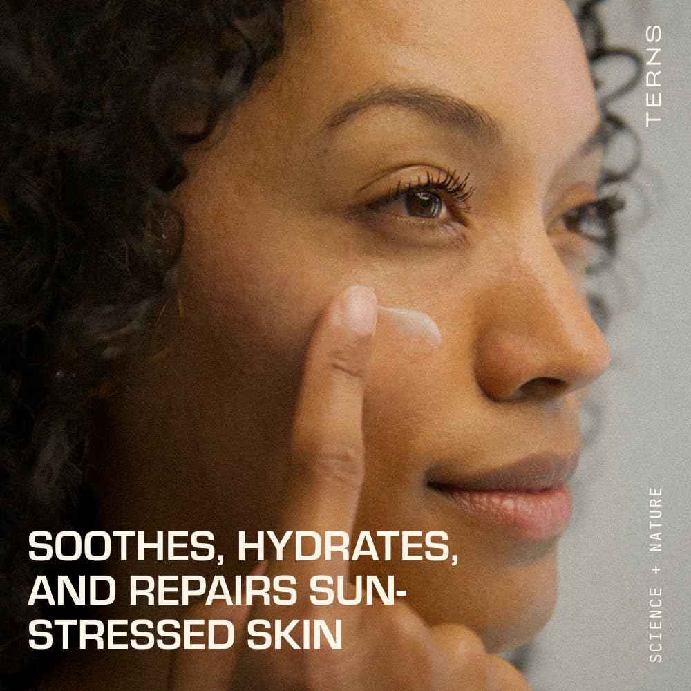 TERNS Everyday Lightweight Daily After Sun Moisturizer – Hydrating, Dermatologist Approved – Marine-Powered Skincare for Active Skin, Paraben Free 3.4 oz