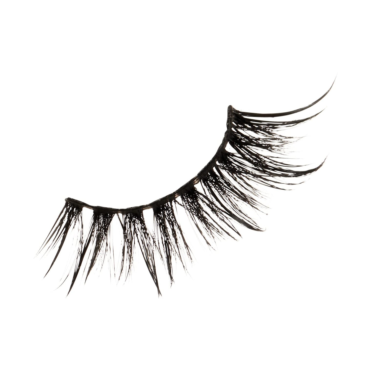 KISS Lash Drip False Eyelashes, Spiky X Boosted Volume, Unique Wet Look Hydrated Effect, Multi-Length Rewearable Fake Eyelashes, Wispy Crisscross Lash Pattern, Style ?˜You Dew You?? 1 Pair