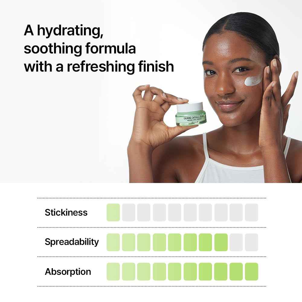 Parnell Panthenol 3.89% | 50ml / 1.69 fl.oz. | Heartleaf Calming Capsule Cream, Acne soothing cream, korea skin care, korea beauty