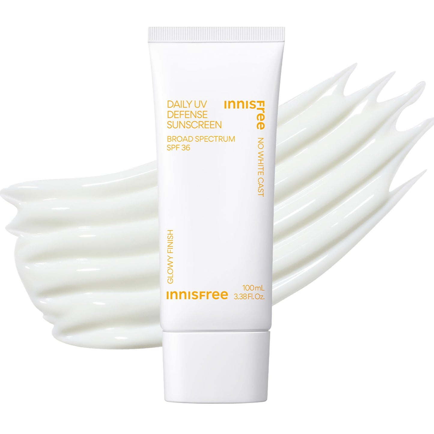 Innisfree Daily UV Defense SPF 36 Jumbo – Korean Face Sunscreen, Invisible Finish, Broad Spectrum, No White Cast, Lightweight, Hydrating