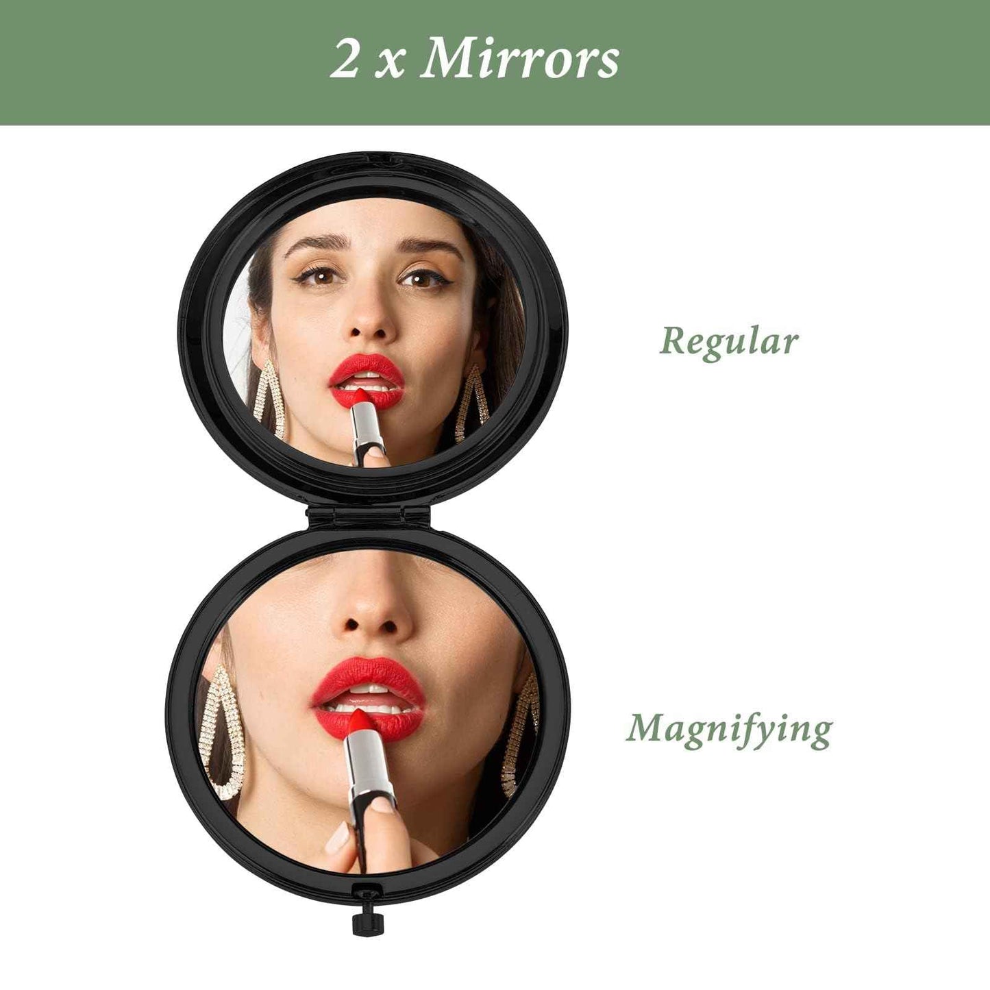 STVK 2025 Stocking Stuffers for Women Girl, Xmas Gifts for College Girls, Inspirational Makeup Compact Mirror for Girls, Anxiety Relief Item, Birthday Gifts for Daughter, 7th 8th Grade School Supplies