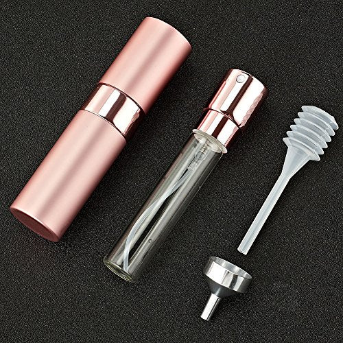 LISAPACK 8ML Travel Perfume Atomizer Spray Bottle - Refillable Pink