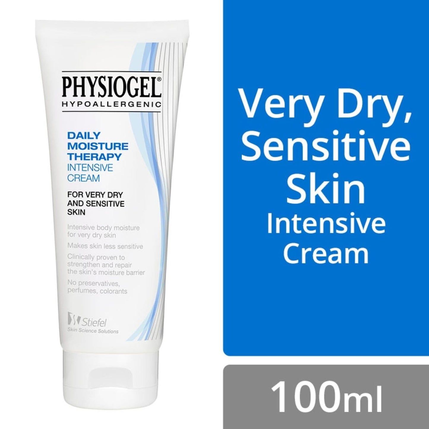 Physiogel Intensive Face Cream - 72hr Rich Moisturizer Face Cream with Ceramide for Extra Dry & Sensitive Skin - Strengthens Skin Barrier for Men & Women, Hypoallergenic & Fragrance Free