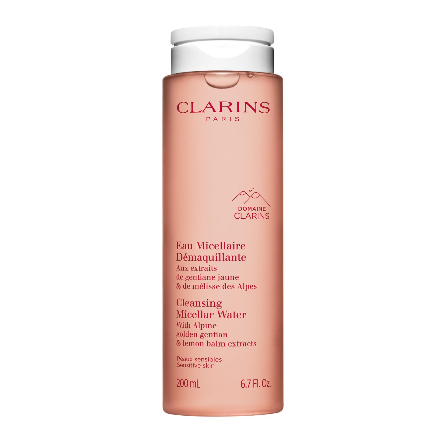 Clarins Cleansing Micellar Water | Quickly Removes Make-Up, Pollution and Grime | No Rinse Needed | Preserves Skin's Microbiota | Safe For Use on Eyes, Face and Lips | Dermatologist Tested