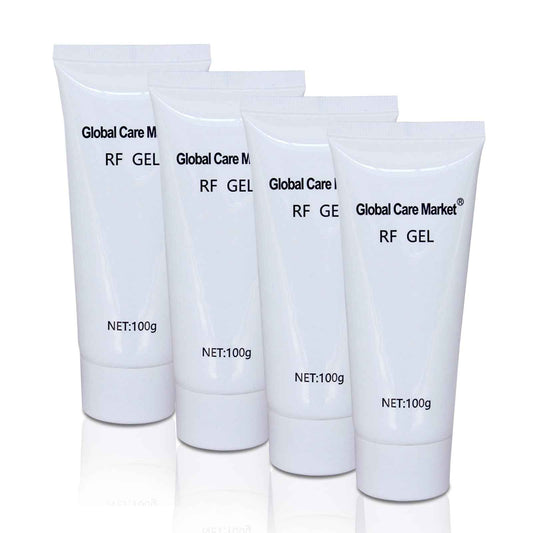 RF Gel 4 Pack-Conductive Gel for Facial Microcurrent, Hydrating Cream for Use With Radio Frequency Face and Body Machines, Skin Cooling Primer for IPL Hair Removals