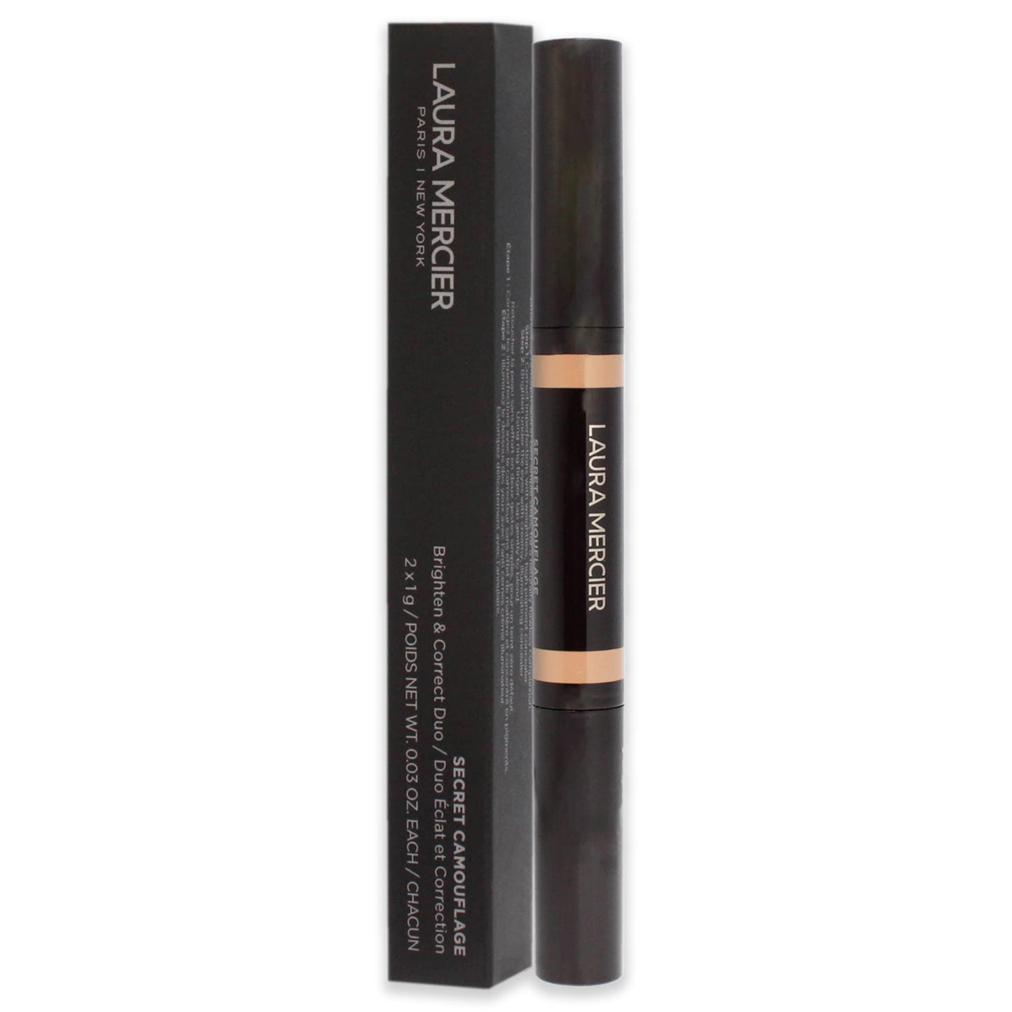 Laura Mercier Secret Camouflage Concealer Duo Stick - 2C Light with Cool Undertones Women 2 x 0.3 oz