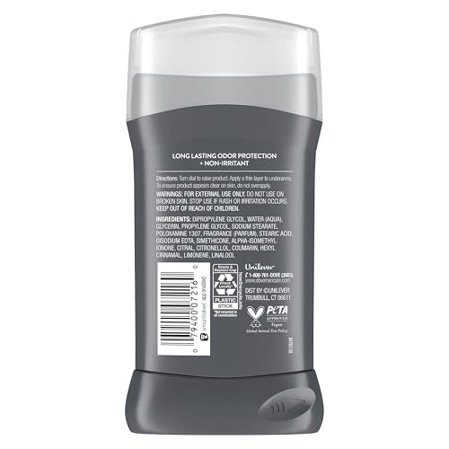 Aluminum Free Deodorant Stick for Men - Clean Comfort, 4 Pack
