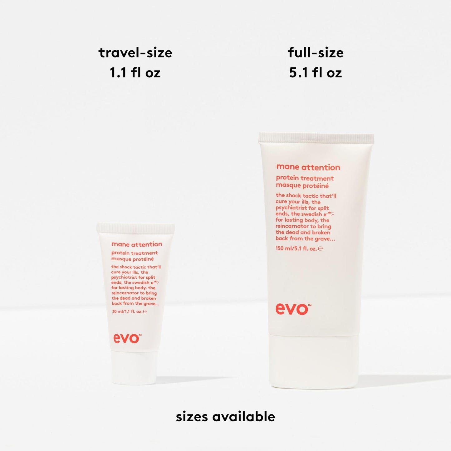 EVO Mane Attention Protein Hair Treatment - Moisturize, Repairs & Strengthens Hair - 150ml / 5.1fl.oz