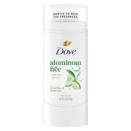 Aluminum-Free Deodorant Stick with Cucumber & Green Tea - 2.4 Oz
