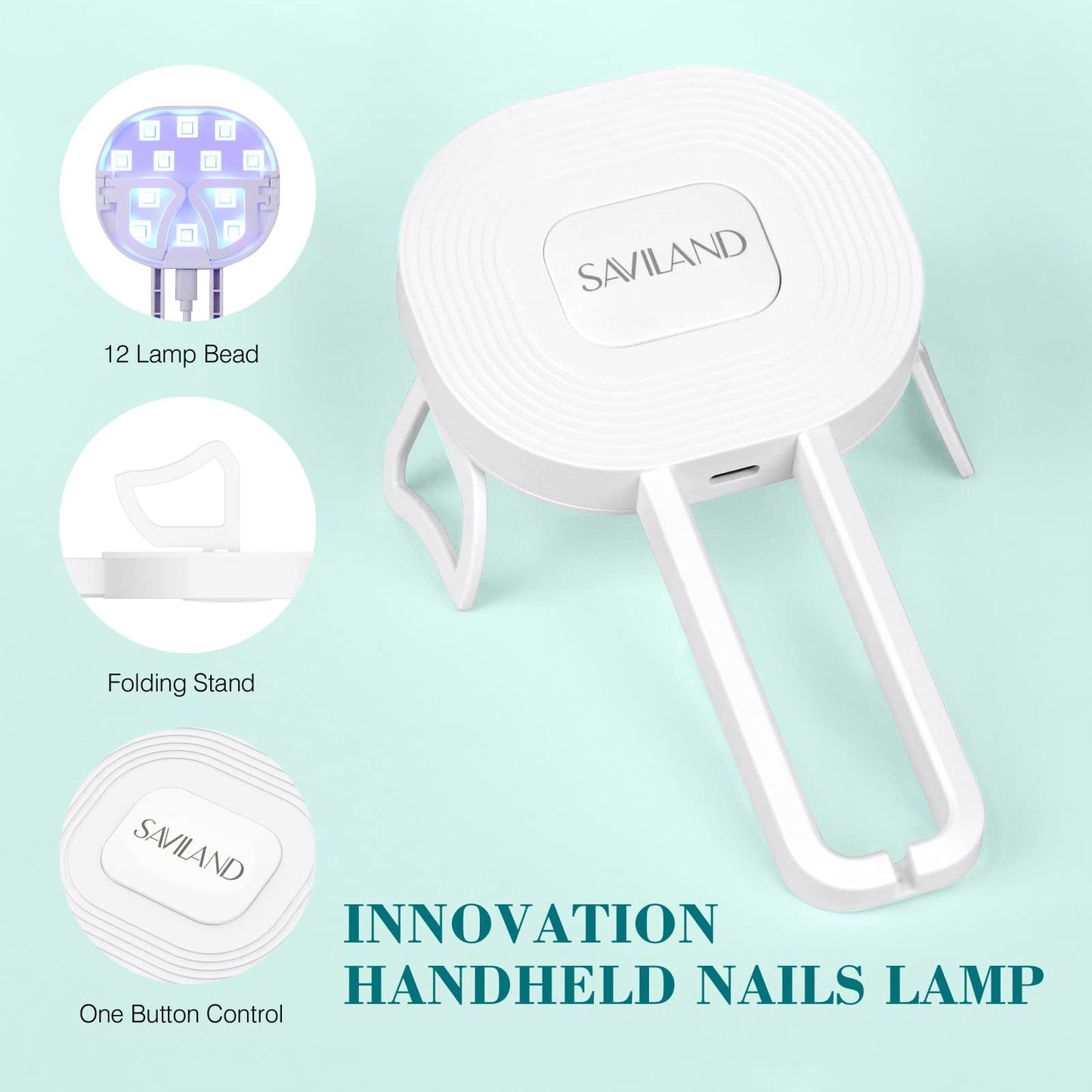 SAVILAND Gel x Nail Kit with Upgraded Nail Lamp, 4 In 1 Nail Glue Gel with 500pcs Long Stiletto Nail Tip and Curing Lamp Acrylic Nail Tools Extension Set Nail Art DIY Manicure Home Salon Gift