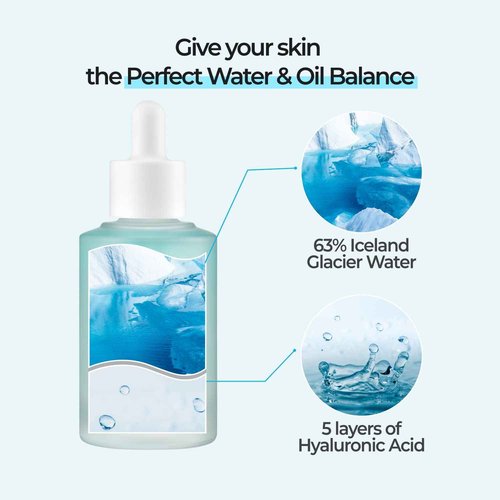 numbuzin No.6 Serum | Deep Sleep Mask Serum | Iceland Glacier Water for Instant and Long-lasting Hydration with Hyaluronic Acid & Niacinamide | Korean Skincare for Dry Skin | 1.69 fl. oz.