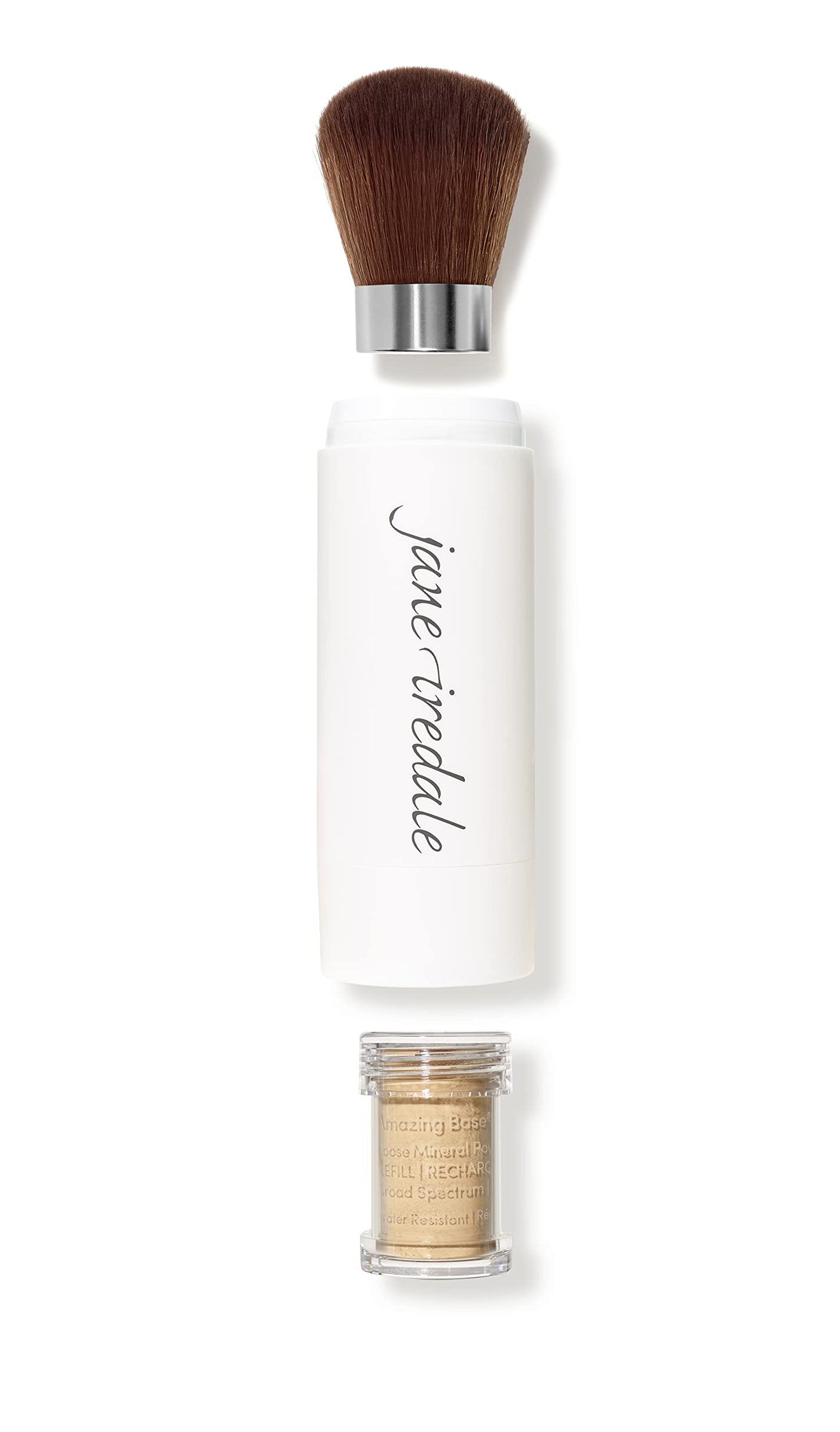 jane iredale Amazing Base Refillable Brush, Natural, 0.18 oz.