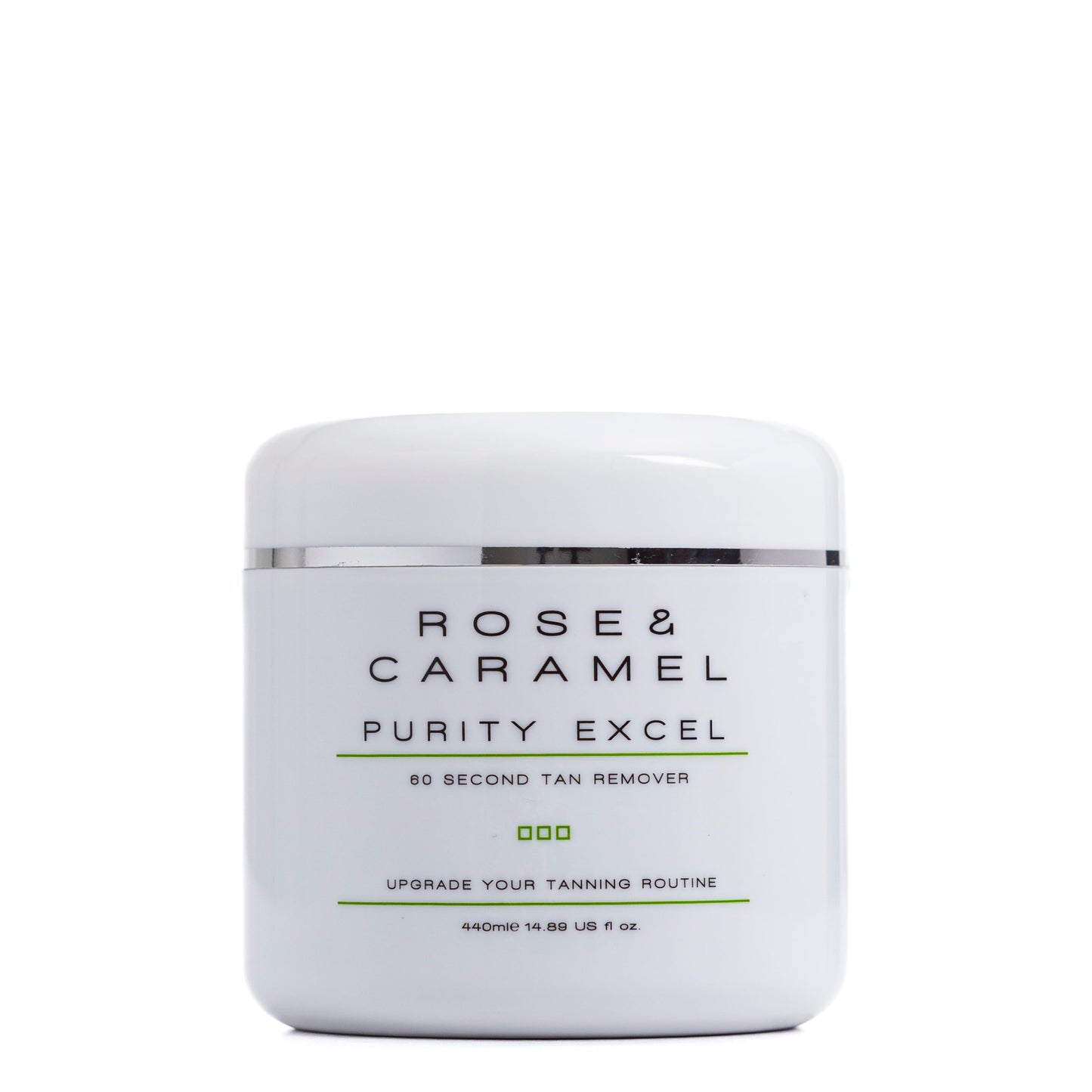 Rose & Caramel Purity Excel 60 Second Miracle Express Self Tan Remover & Exfoliating Tan Eraser Body Scrub 14.89 Fl Oz (440ml)