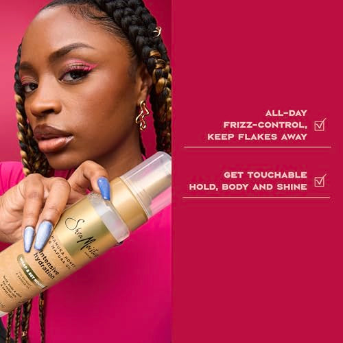 Shea Moisture Manuka Honey & Mafura Oil Styling Mousse 7.5oz - Frizz Control & Hydrating