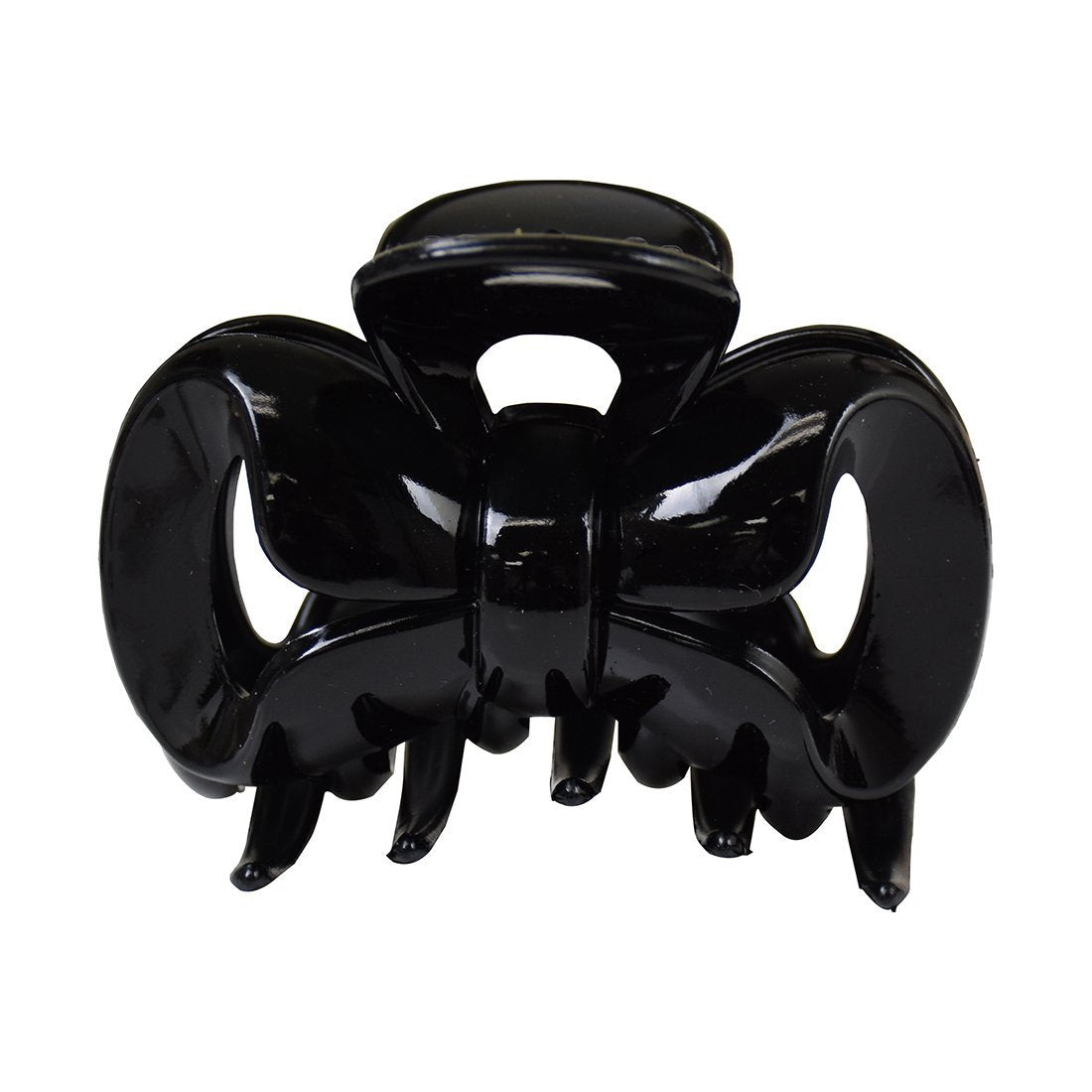 3.5 Inch Bow Jaw Clip Hair Claw for Women- Black