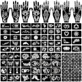 16 Sheet Henna Tattoo Stencil Kit, 180+ Designs, Reusable