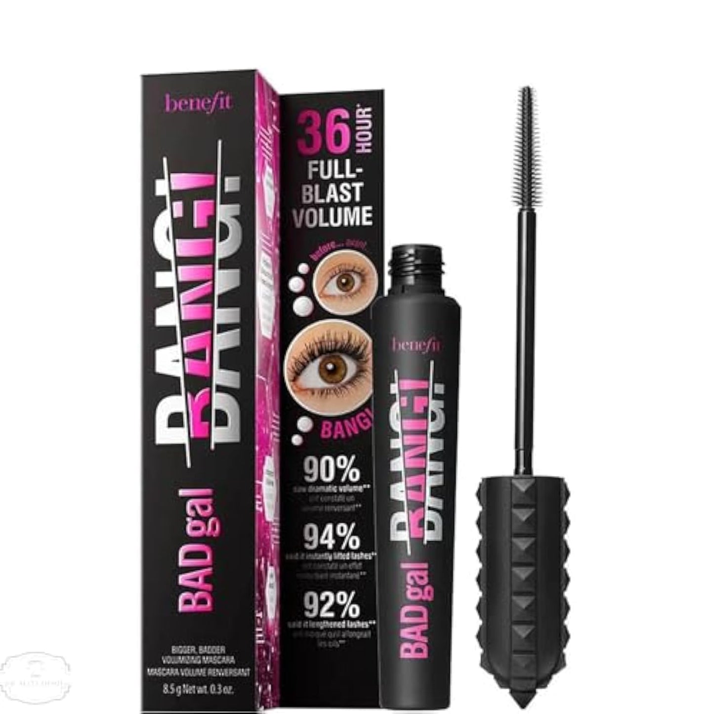 Benefit Bad Gal Bang Volumizing Mascara, Regular Size, 0.3 Fl Oz, Black