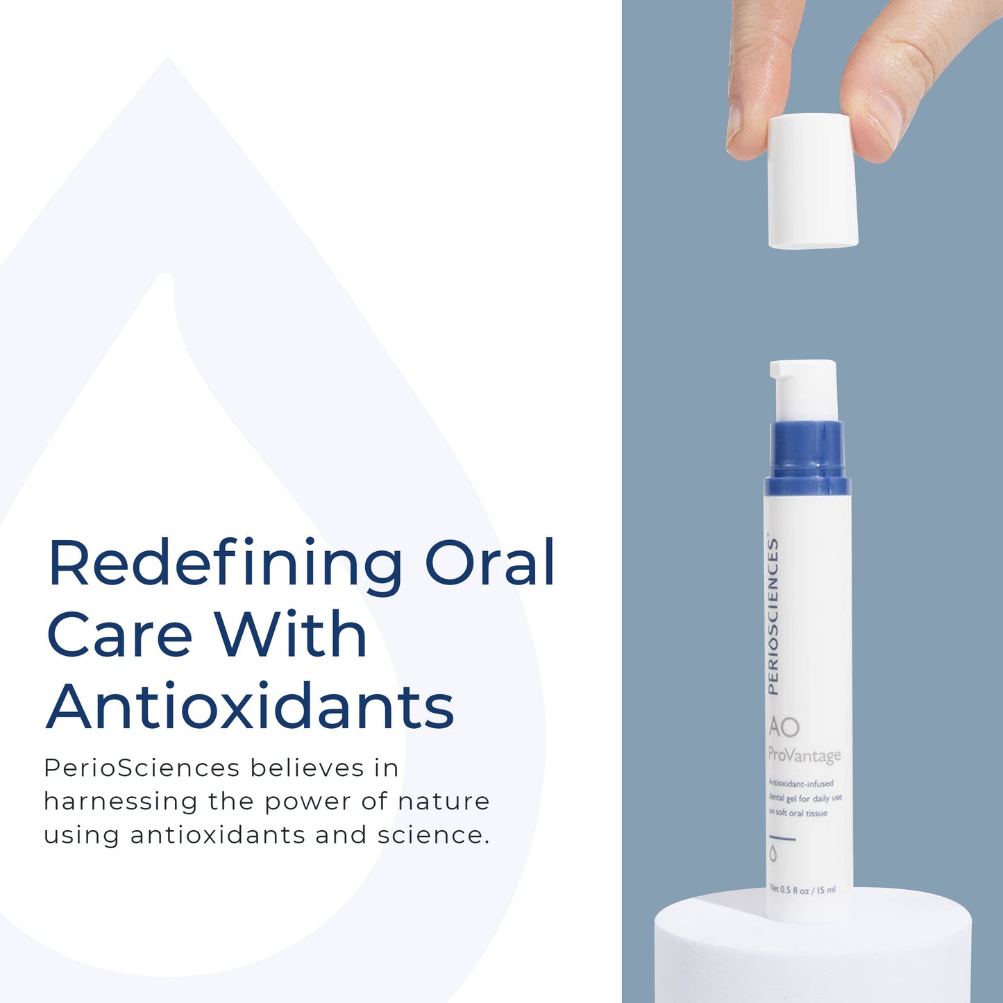 PerioSciences AO ProVantage Dental Gel with Antioxidants – Oral Gum Gel – Oral Care to Maintain Gum Health, 0.5 fl. Oz / 15ml