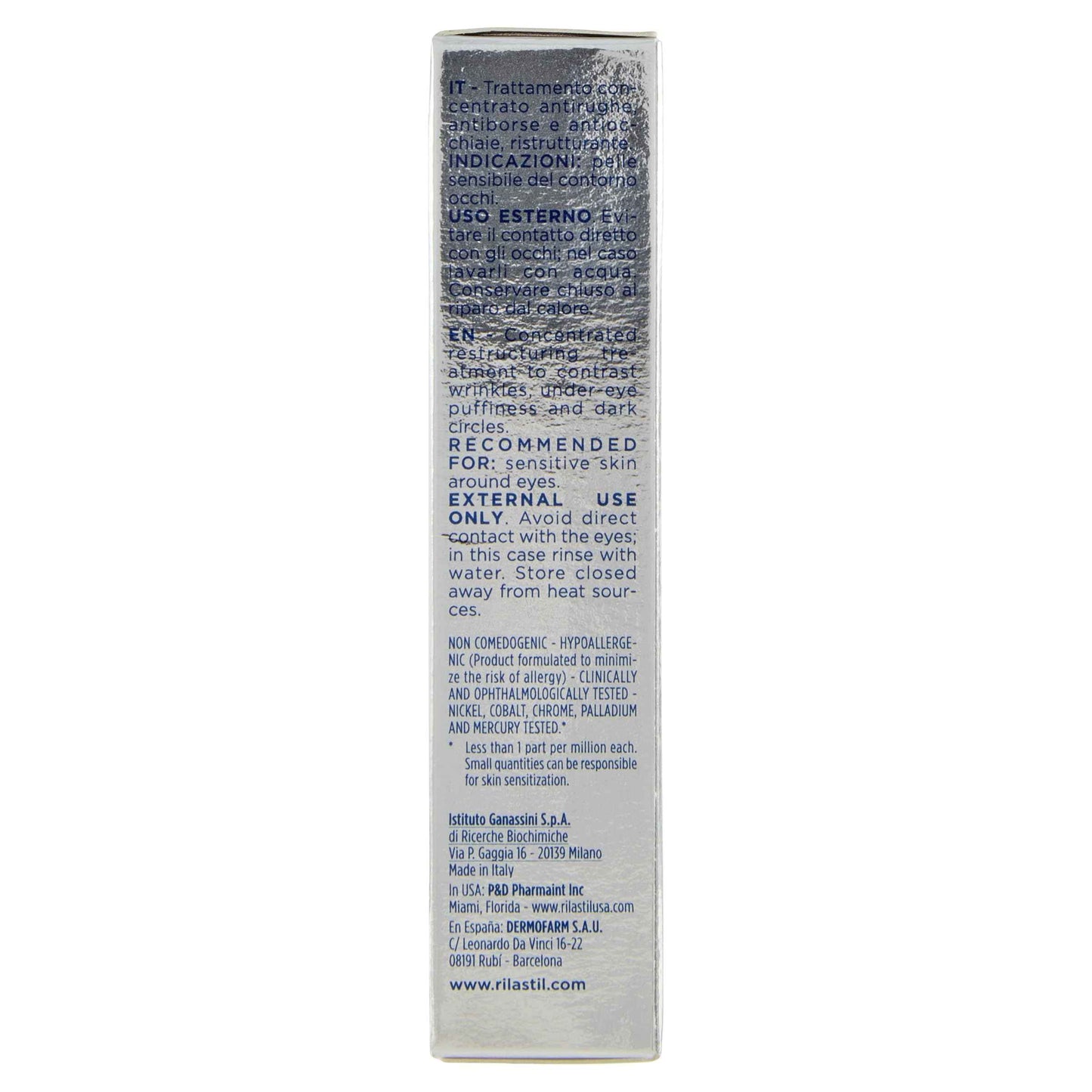 Rilastil Hydrotenseur Antiwrinkle Eye Contour Cream 15ml/0.51oz