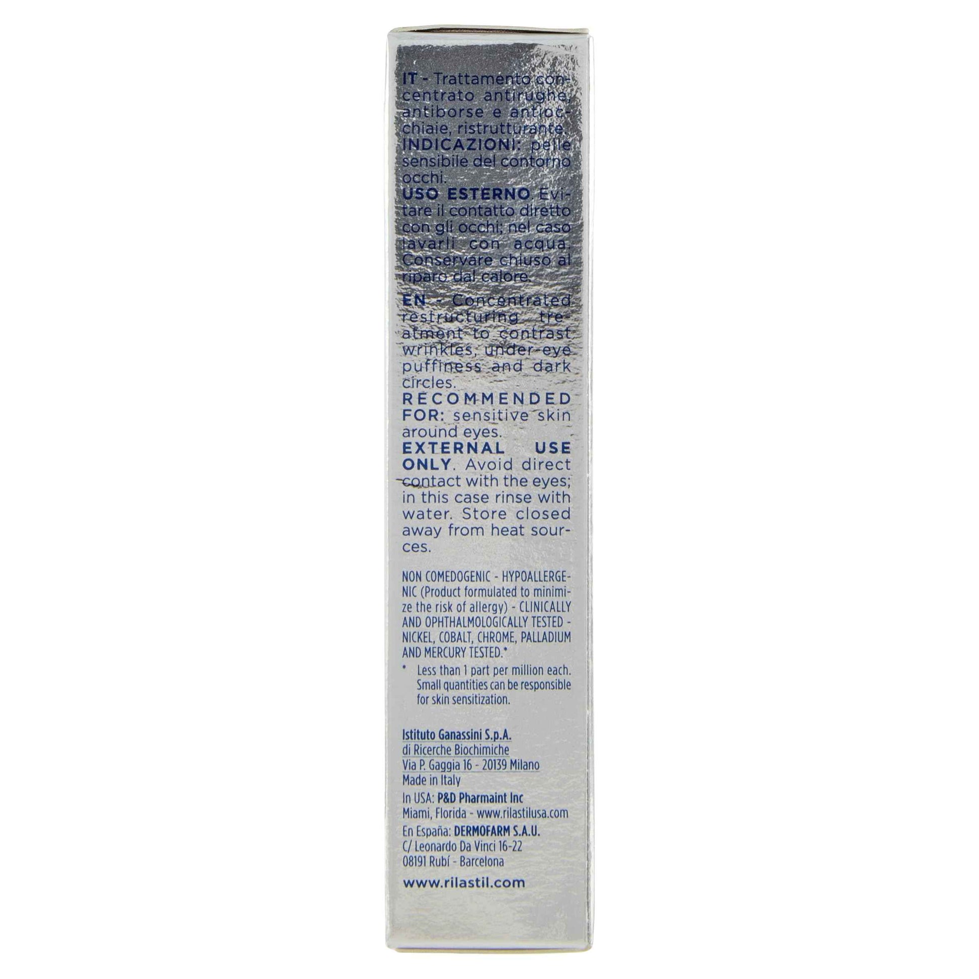 Rilastil Hydrotenseur Antiwrinkle Eye Contour Cream 15ml/0.51oz