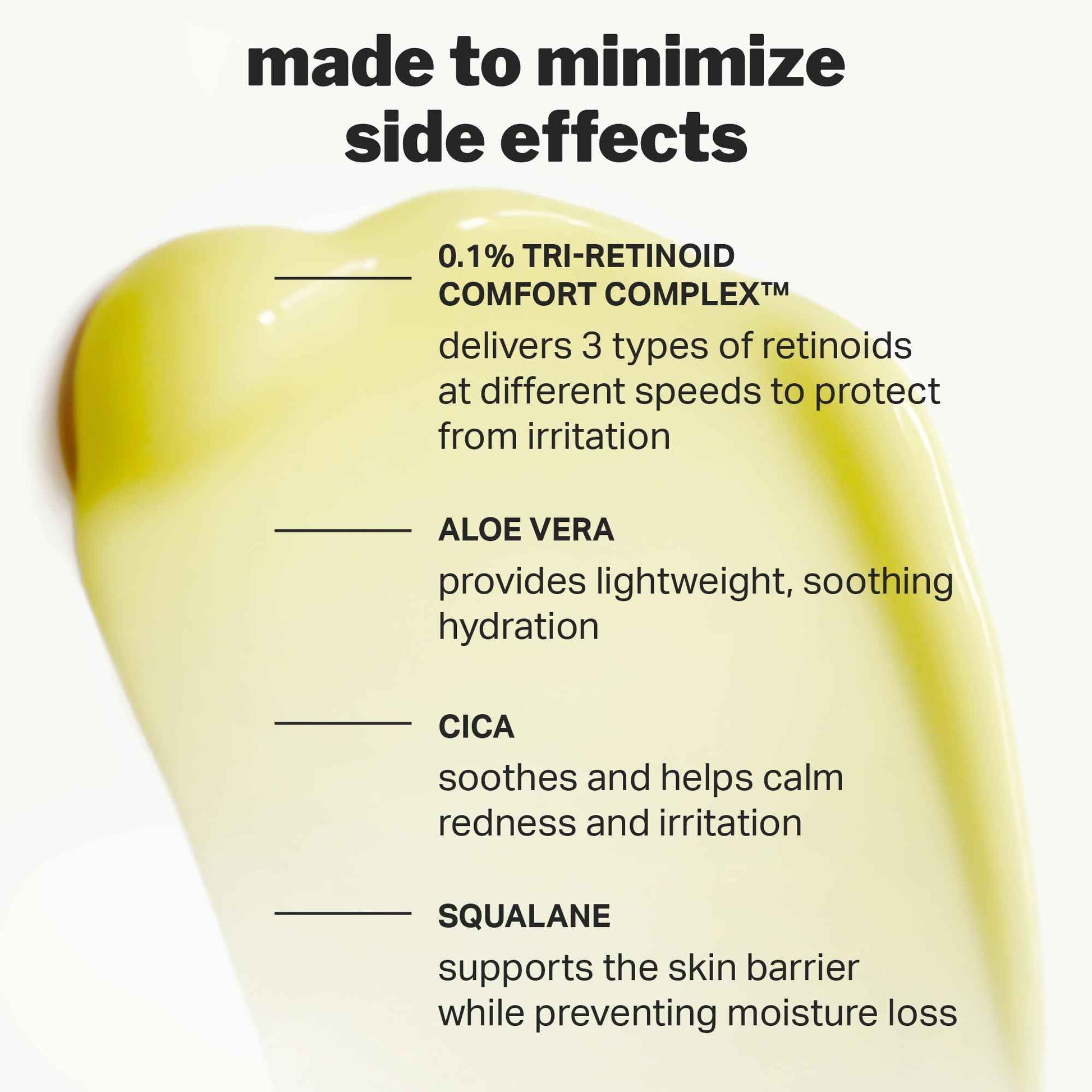 Cocokind Beginner Retinol Gel 0.1%, Improve the Appearance of Fine Lines and Uneven Texture without Irritation, Aloe and Cica to Prevent Dryness, 1 fl oz