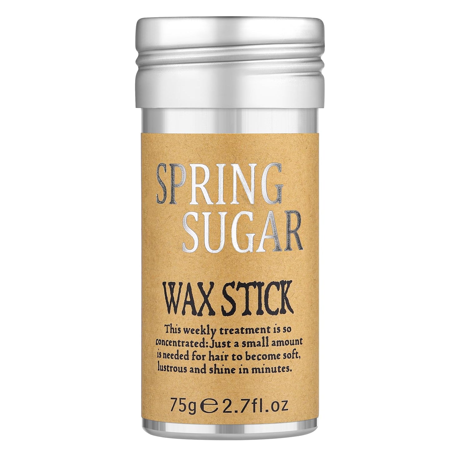 SPRINGSUGAR Hair Wax Stick for Flyaways and Edge Control - Slick Styling Wax for Hair, Dance Recital Must-Have for Women Dancers