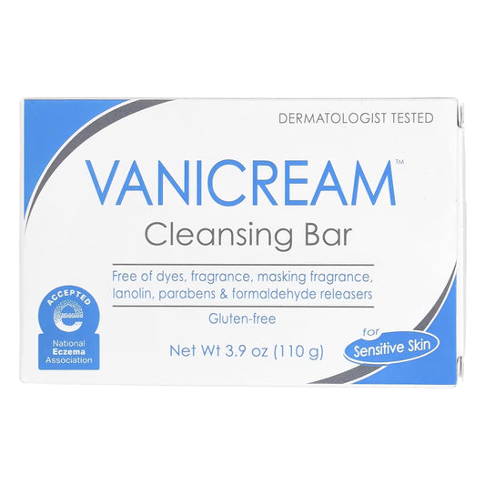 Vanicream Cleansing Bar for Sensitive Skin 3.90 oz (Pack of 7)