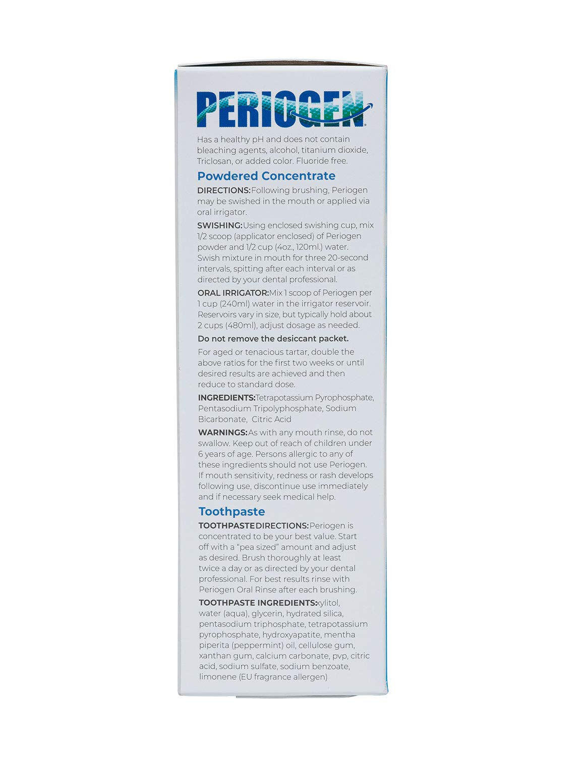 Periogen Oral Care Starter Kit- Clinically Proven to Reduce Tartar Buildup - Get Ready for The Best Dental Checkup Ever!