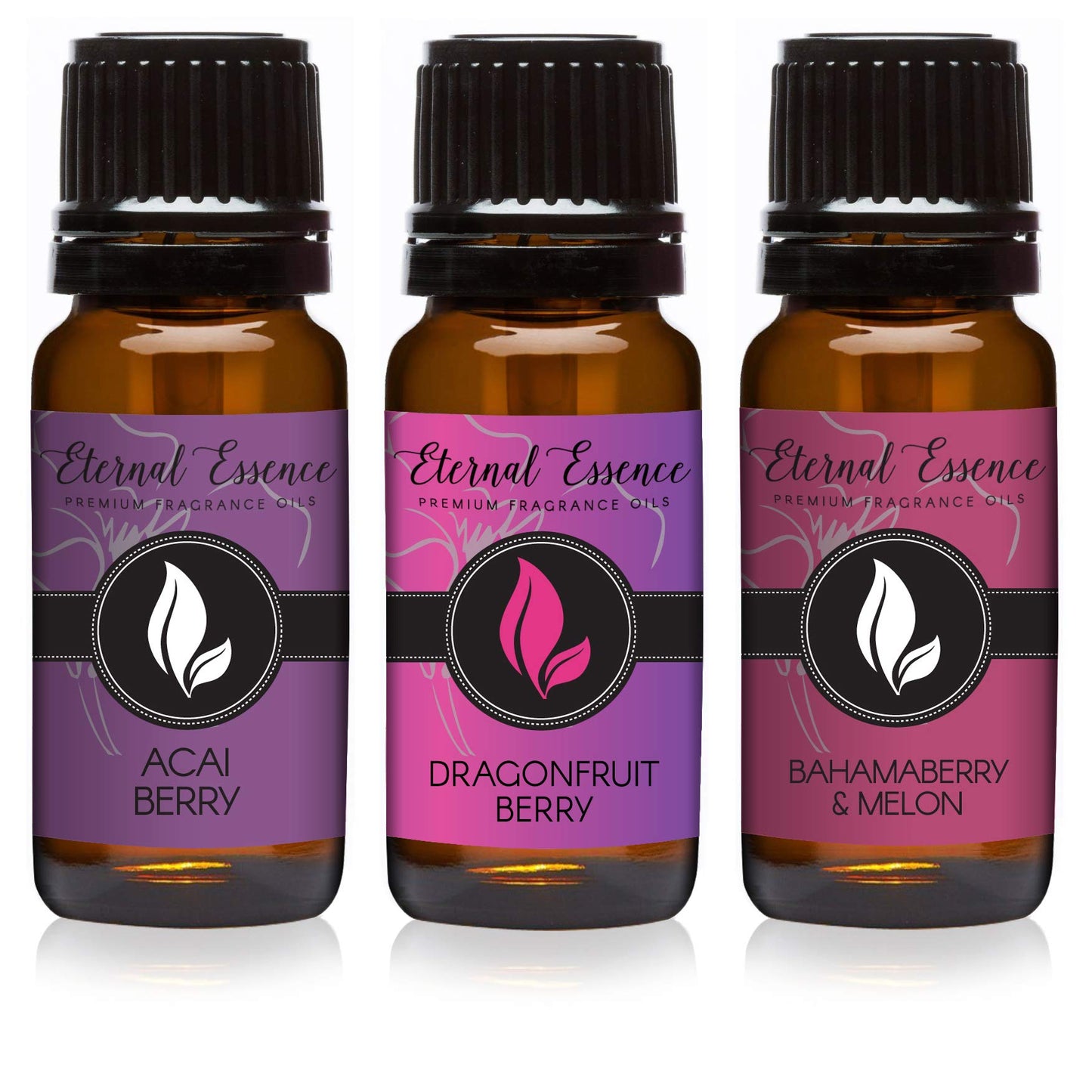 Trio (3) - Bahama Berry Melon, Acai Berry & Dragonfruit & Berry - Premium Fragrance Oil Trio - 10ML