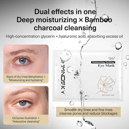 BHMNDSKY Revitalized Skin Moisturizing Soothing Eye Mask Puffy Eyes, Undereye Bags,Wrinkles,Eye Mask Patches, Hyaluronic Acid, Eye Treatment Skin Care for Men & Women Gift