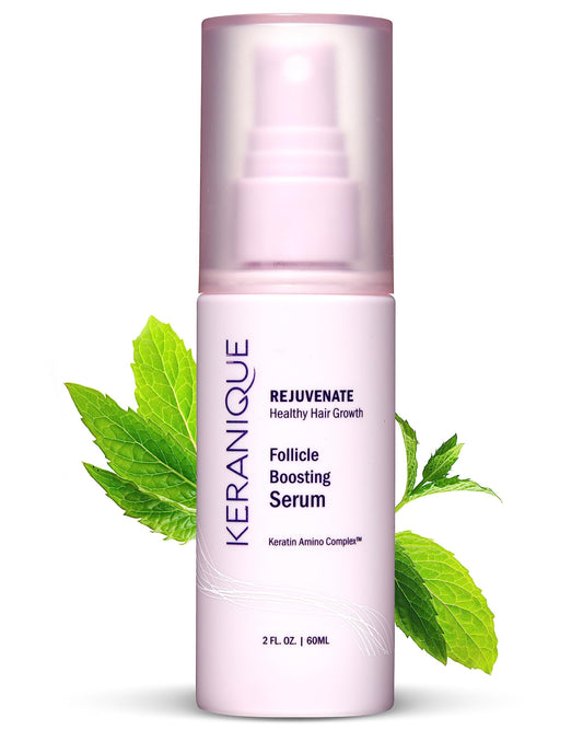 Keranique Follicle Booster Hair Serum - Advanced Hair Thinning Serum for Density Restoration - Keratin Enriched Hair Follicle Stimulator Spray - Hair Thickening Serum for Thicker and Fuller Growth