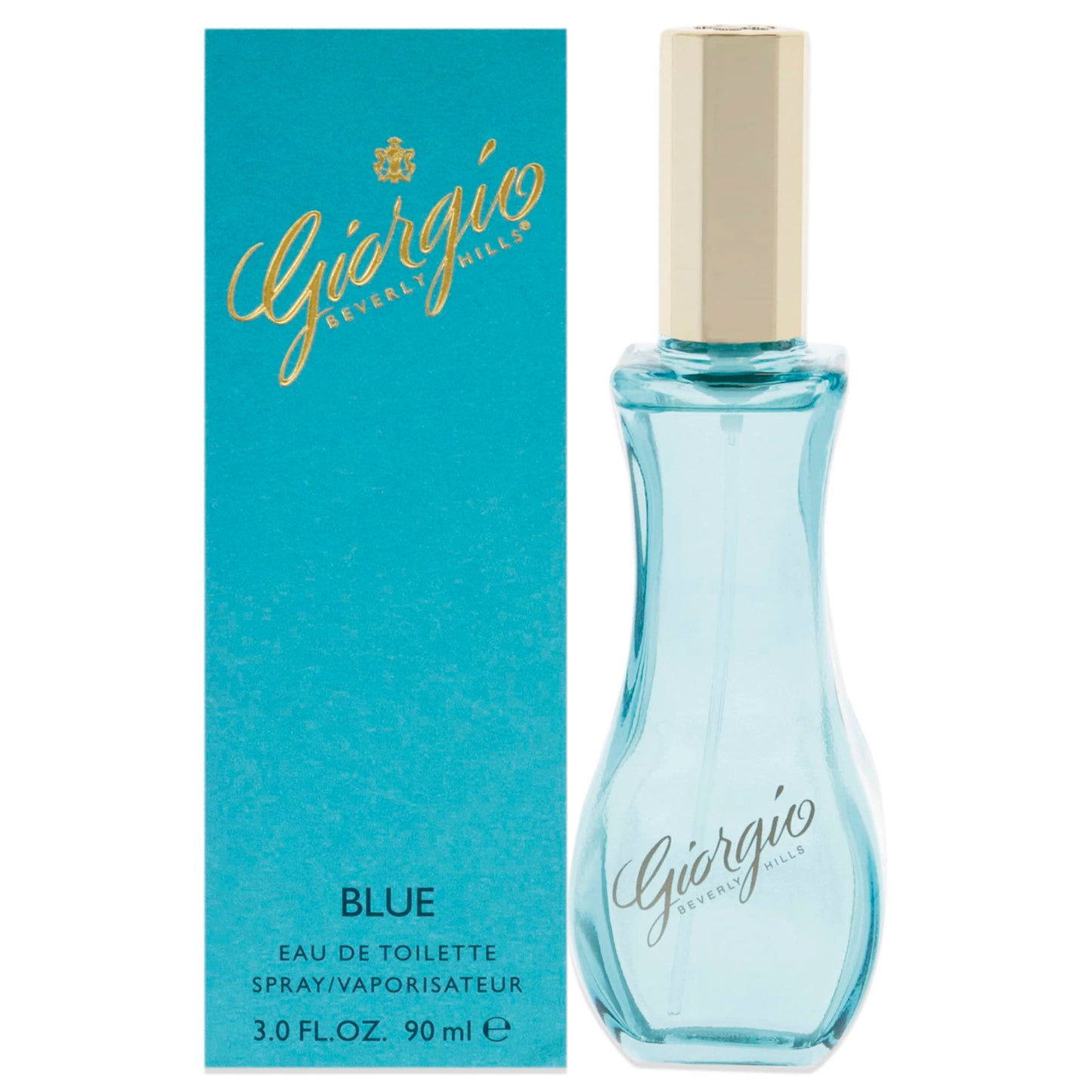 GIORGIO BEVERLY HILLS Giorgio Blue Eau De Toilette Spray for Women 3.0 Ounce (GBH-BLU-F-00-090-02)