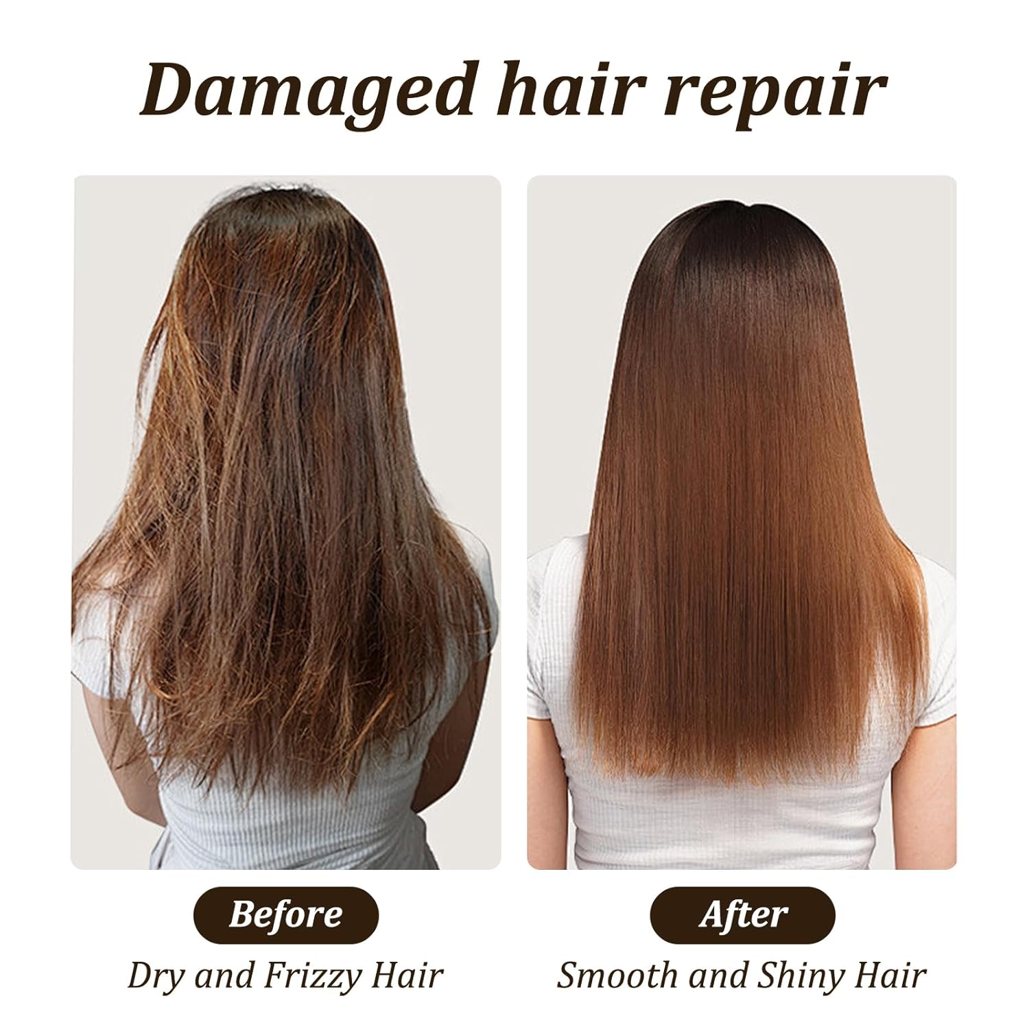 Hydrating Collagen Hair Mask - Deep Repair Treatment for Dry, Damaged Hair - 8.45 Oz