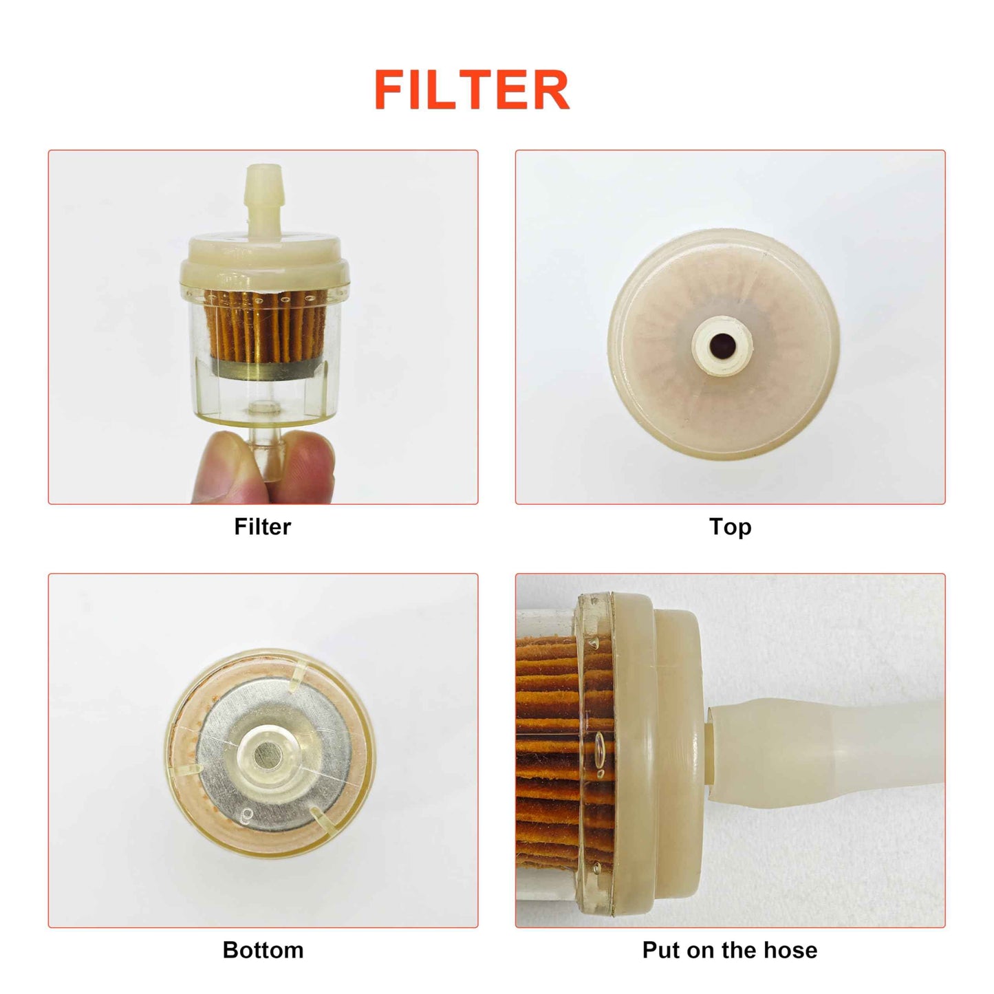 39" Silicone Tube With Paper Filter Tube Set Spare Parts For Vacuum Equipment Diamond Microdermabrasion Beauty Machine Elitzia ETFT957 (Filter With Tube)