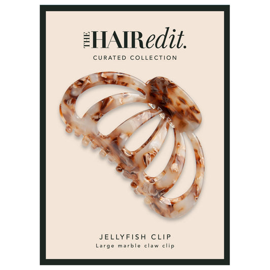 The Hair Edit Jellyfish Clip - Large Tortoise Shell Claw Clip