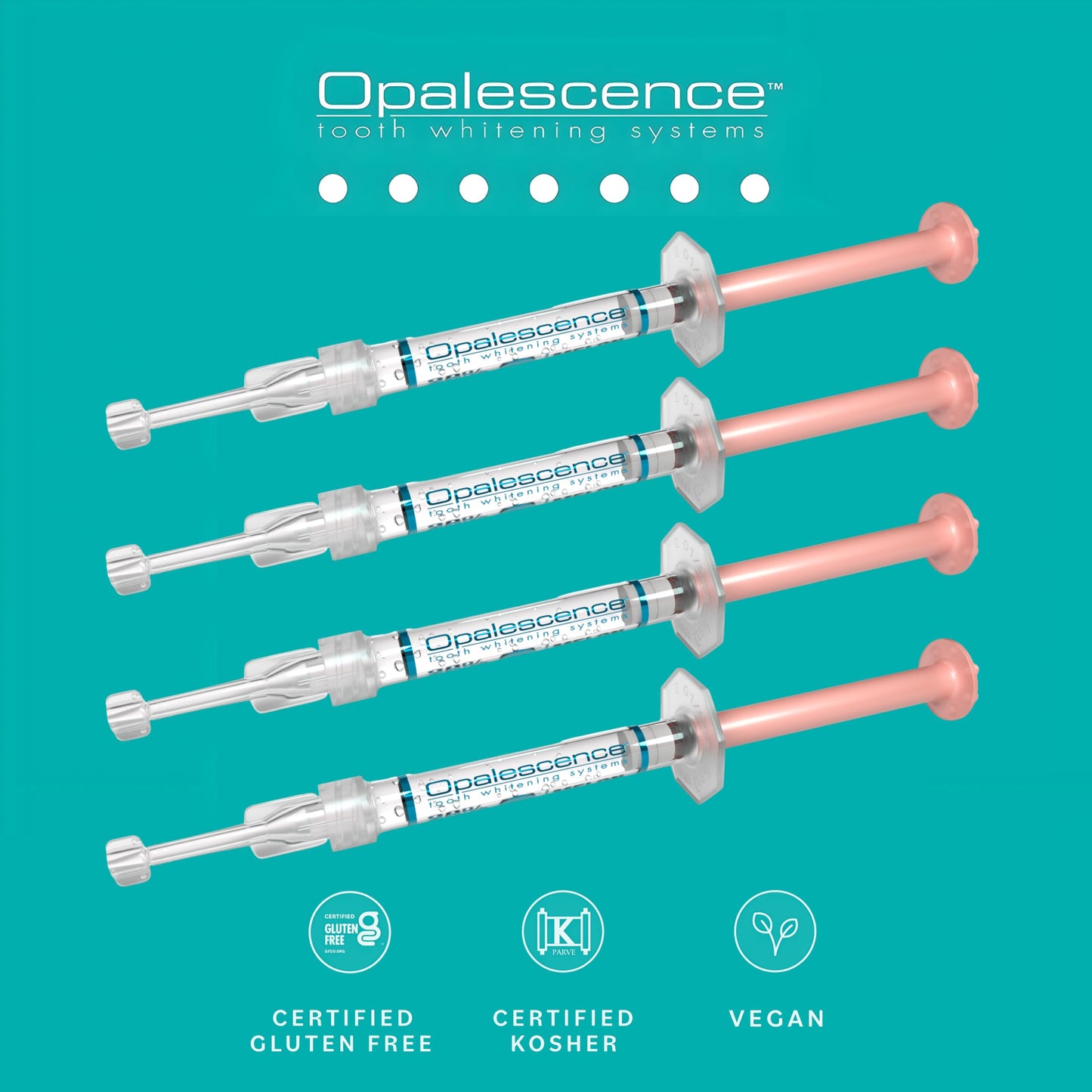 Opalescence 20% with PF Gel Syringes Teeth Whitening (2 Packs / 4 Syringes) Refill Kit Carbamide Peroxide. Made by Ultradent, in Melon Flavor. Tooth Whitening Refill Syringes 5401-2