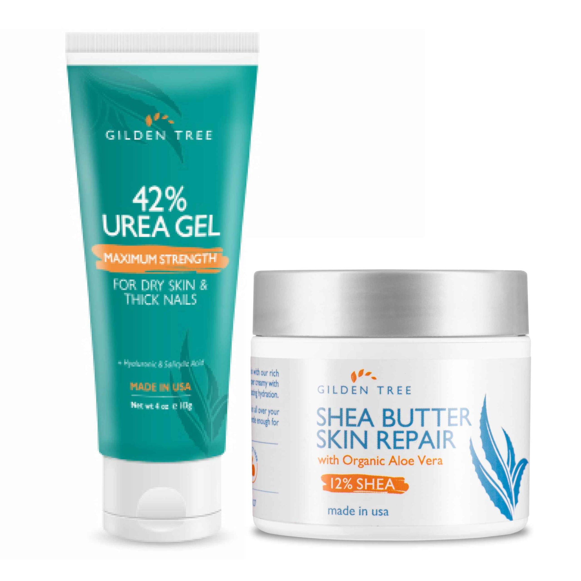 Max Strength 42% Urea Gel + Organic Shea Butter Cream Bundle