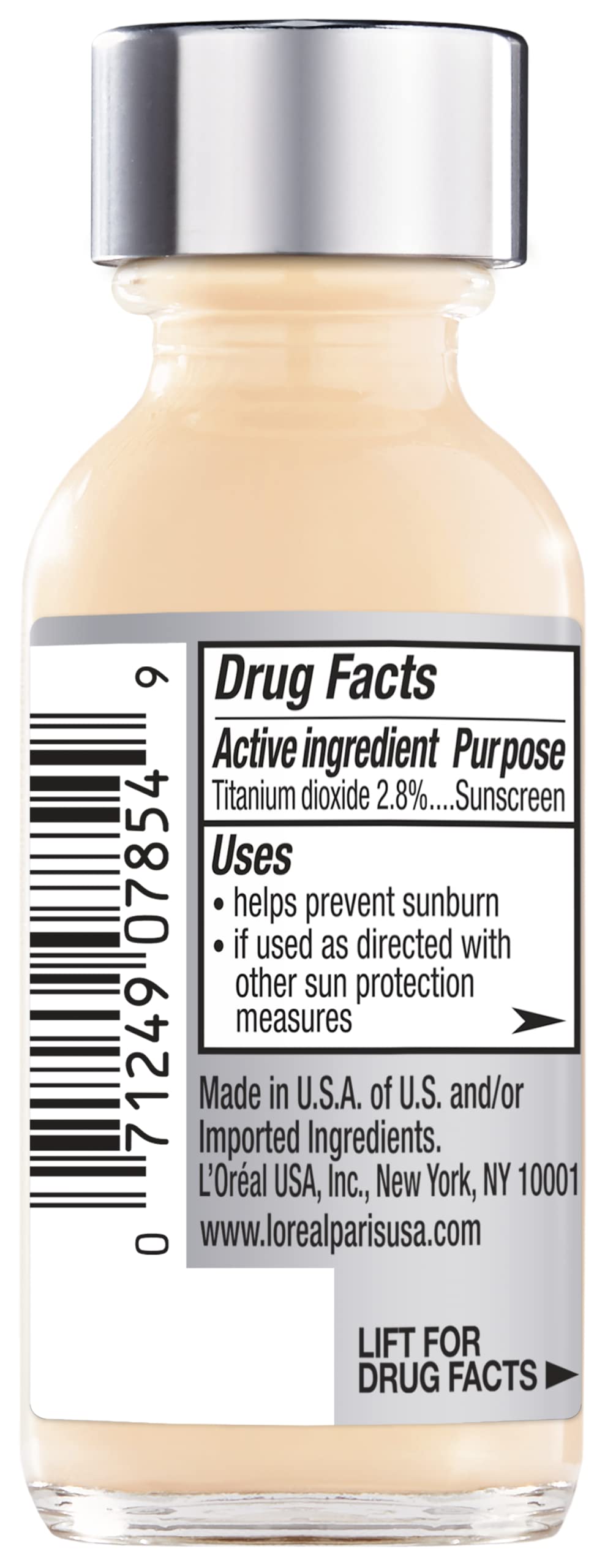 L'Oreal Paris Makeup True Match Super-Blendable Liquid Foundation, Porcelain W1, 1 Fl Oz,1 Count