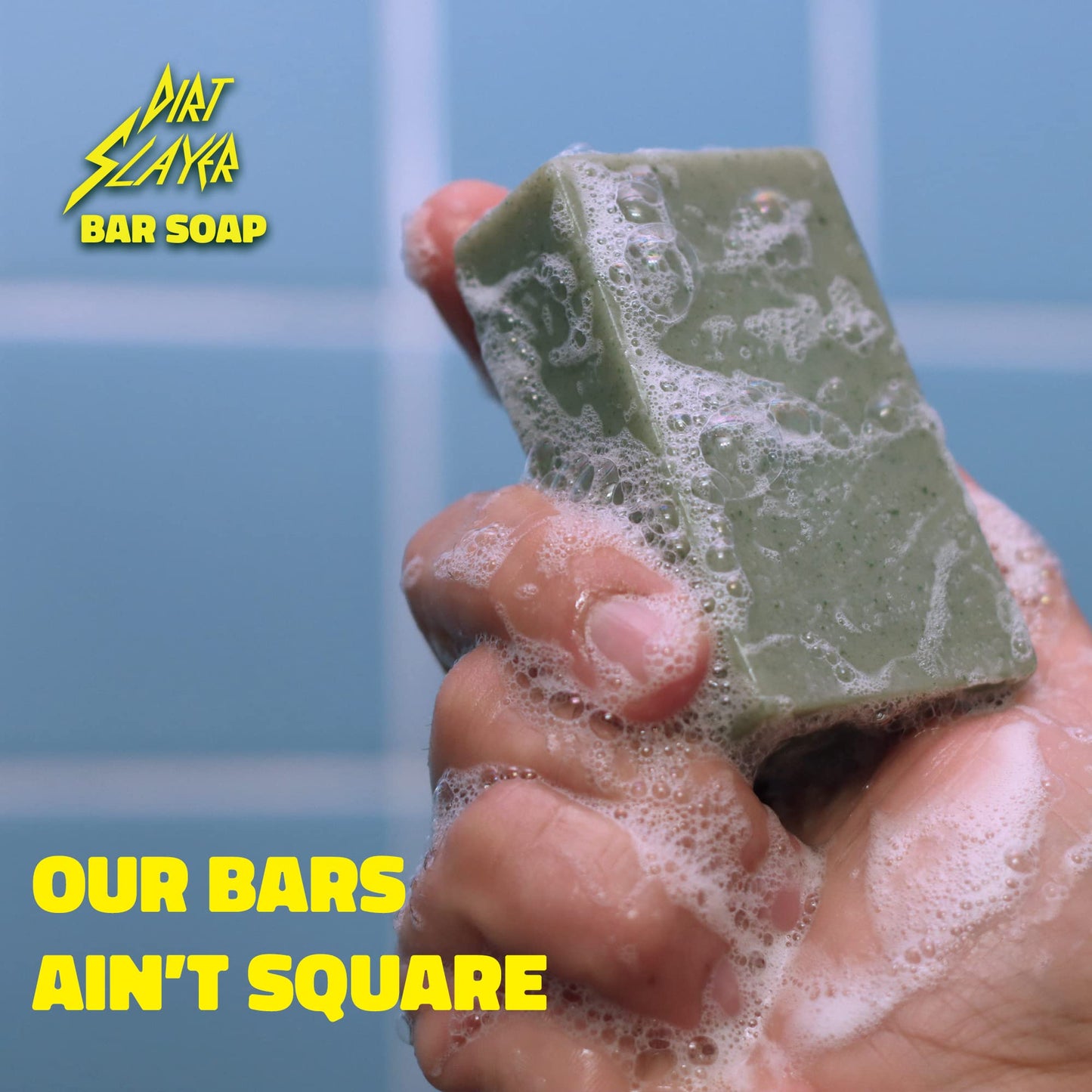 Dirt Slayer All Natural Bar Soap (Green Tea Dropkick Mint)