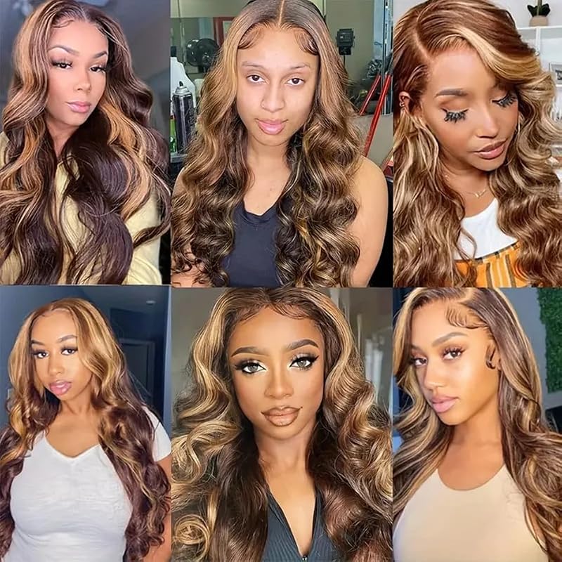 Honey Blonde Body Wave Hair Bundles 20 22 24 Inch