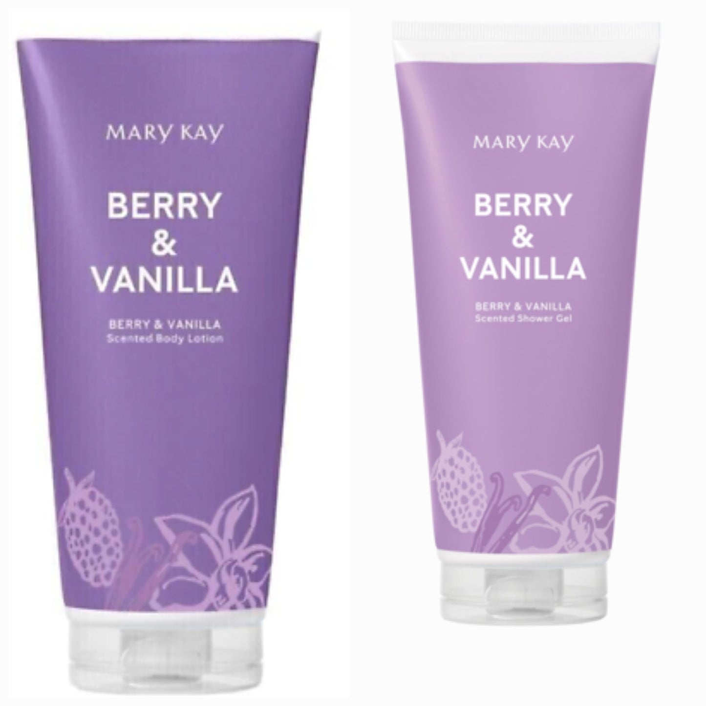 Marykay BERRY & Vanilla ~ Scented Body Lotion & Shower gel-NEW & SEALED