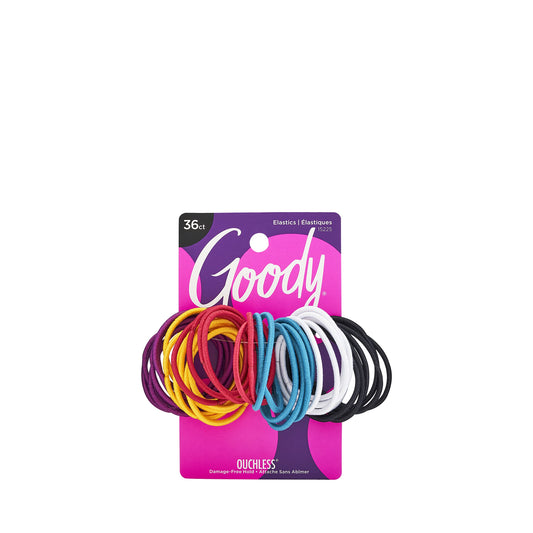 Goody Ouchless No Metal Hair Elastics, Brooke, 2 mm, 36 Count