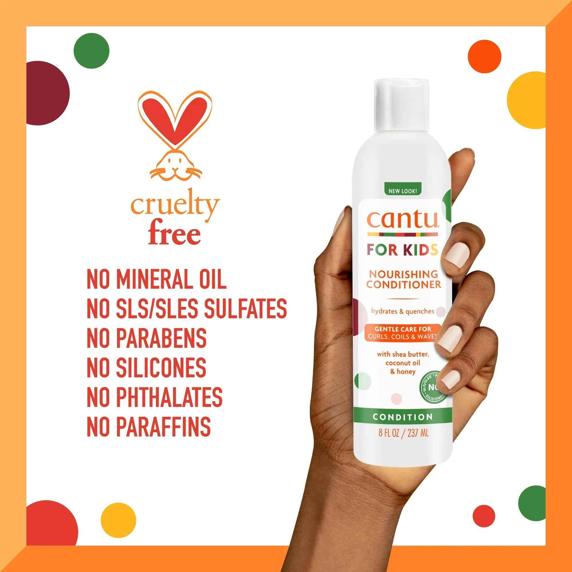 Cantu Care For Kids Nourishing Conditioner 8 Ounce (235ml) (6 Pack)