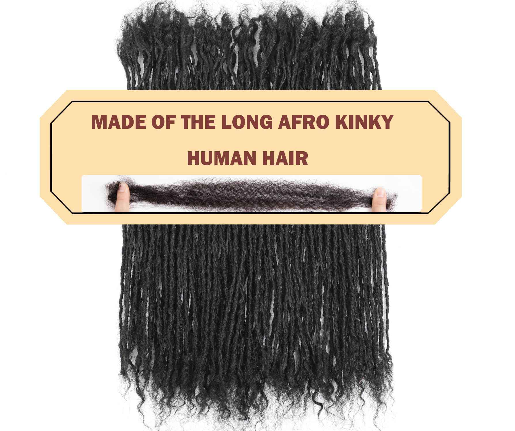 8-12 Inch Sister locs Human Hair Handmade Interlock Locs Curly Tips Sister Locs Real Human Hair Microlocs Extensions Permanent Dreadlock Extensions Natural Soft Looking(0.2cm,8 Inch-20 Strands)