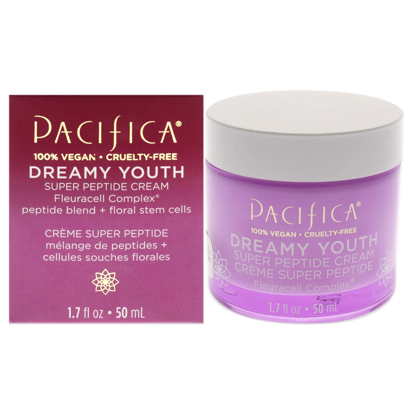 Pacifica Dreamy Youth Super Peptide Cream Cream Unisex 1.7 oz