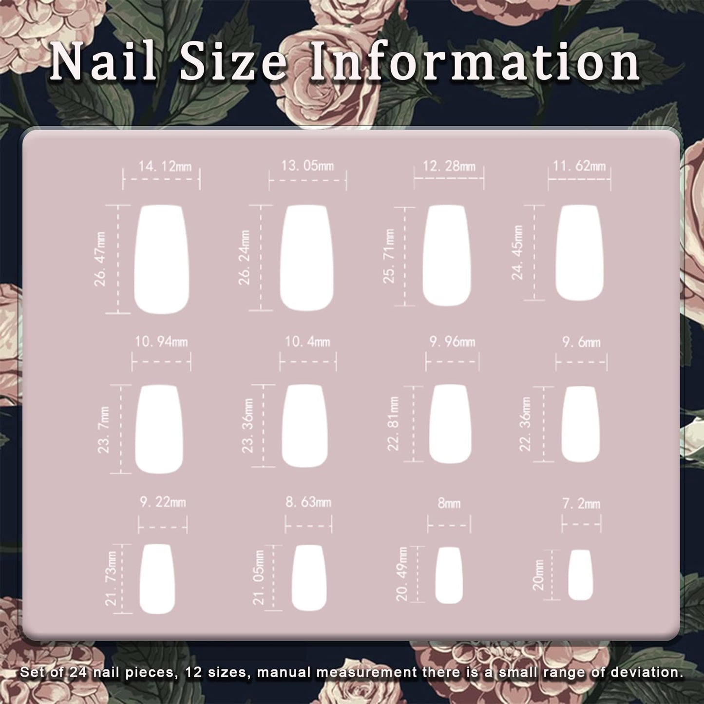 Long Coffin Press on Nails Purple Fake Nails Acrylic False Nails with Star Design Full Cover Stick on Nails Glossy Glue on Nails for Women 24 Pcs